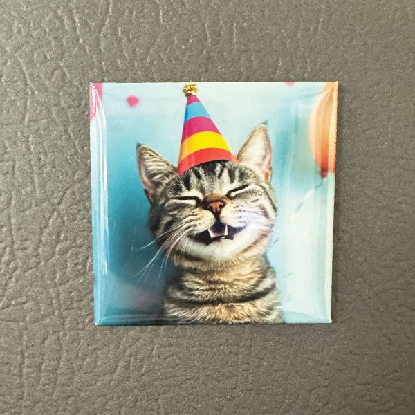 Single Cat Custom Photo Magnet